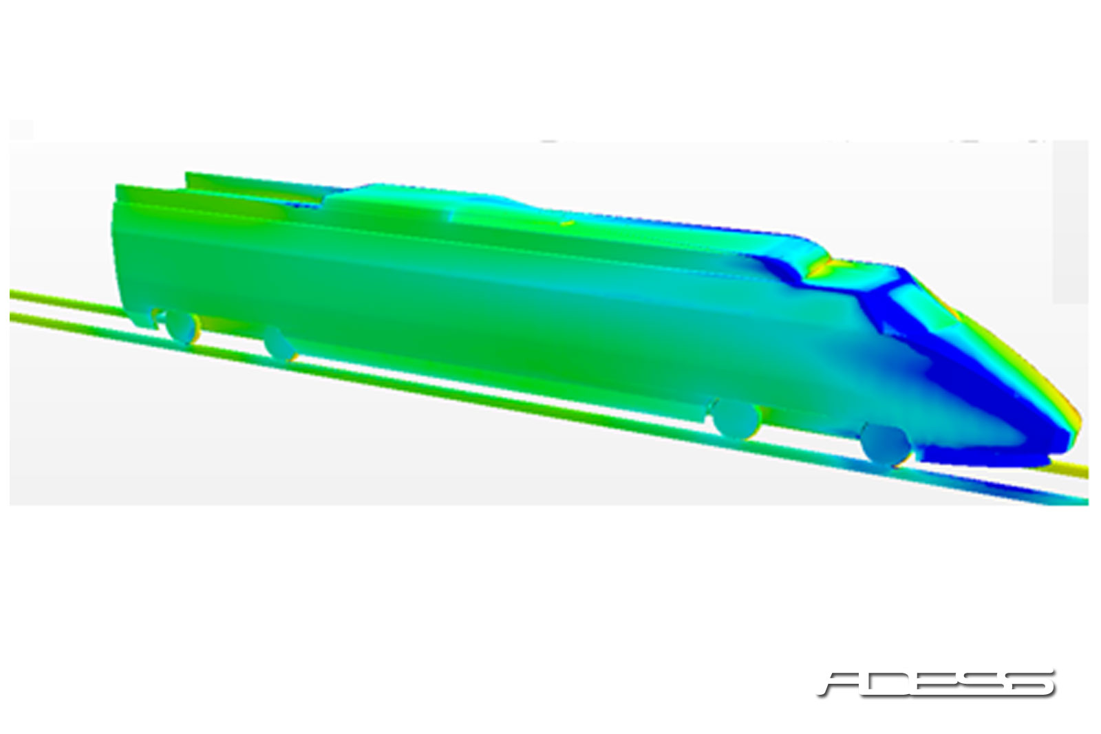 High-speed train CFD simulation